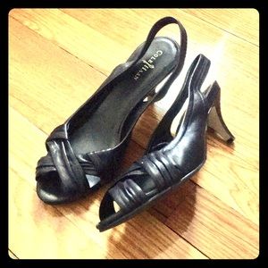Cole Haan Sling back peep toe sandal Size 6 1/2 B